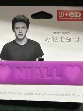 One Direction Niall Horan Limited Edition Wristband Rare NWT